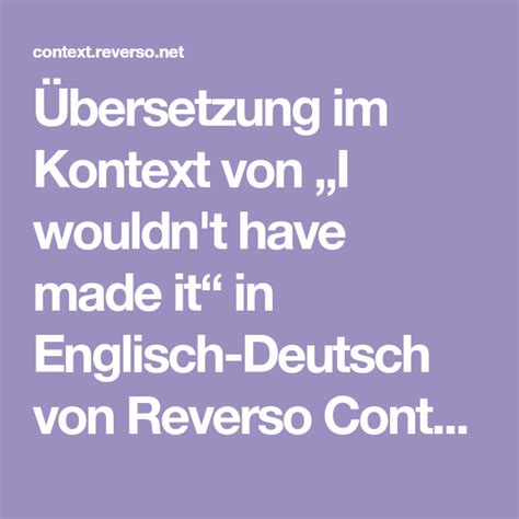 übersetzung englisch|Reverso .